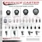 Service Caster 3.5'' Black Poly Wheel Swivel Top Plate Caster Set with 2 Posi Brakes, 4PK SCC-20S3514-PPUB-BLK-2-PLB-2 - alternate 3
